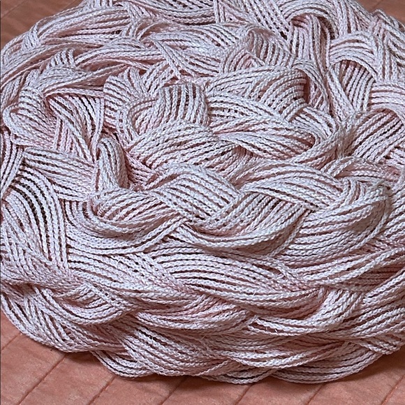 Vintage 1950-60s mid century Pinehurst New York Candy Pink Braided Pill Hat - Picture 13 of 13